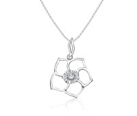 Gorgeous Lilly Silver Necklace SPE-3623